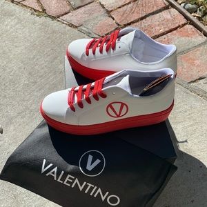 LAST DAY OF SUPER OFFER. NEW!!! 100% Original Valentino Sela Sneakers Size 7.5